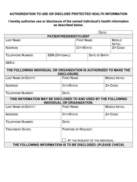 Hipaa Use And Disclose Protected Health Information Fill Out And Sign