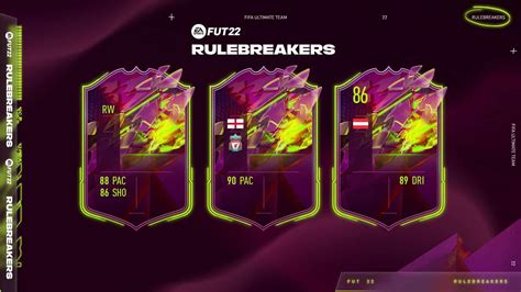 All player cards in FIFA 22 Rulebreakers