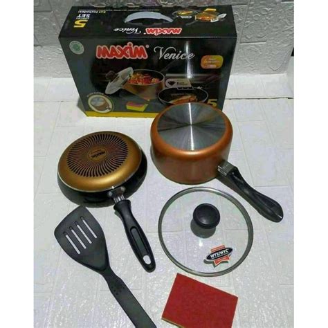 Jual Panci Set Maxim Venice 5 Pcs Shopee Indonesia