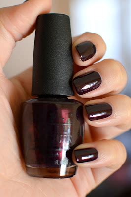 Meet my Polish: Meet: OPI Black Cherry Chutney