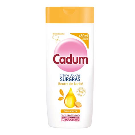 Gel Douche Surgras Karité CADUM le flacon de 450mL à Prix Carrefour