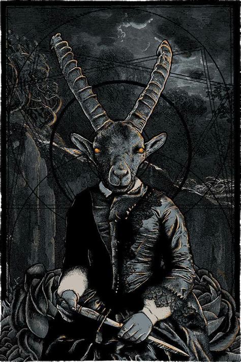 The Baphomet Symbol Of The Satanic Goat He Or She Is Half Human And