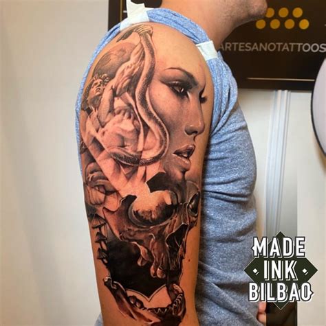 Tatuaje Vida Y Muerte Made Ink Bilbao