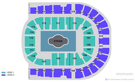 O2 Arena London seating plan - Detailed seat numbers - MapaPlan.com