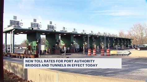 New toll rates for Port Authority bridges, tunnels now in effect