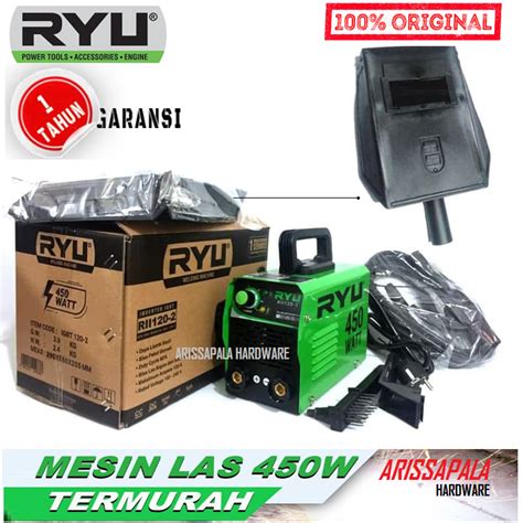 RYU Mesin Las 450 Watt Trafo Las Listrik Travo Welding Inverter IGBT