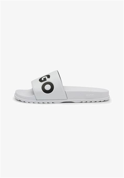 Hugo Match It Slid Rblg N Pool Slides Open White Off White Zalando