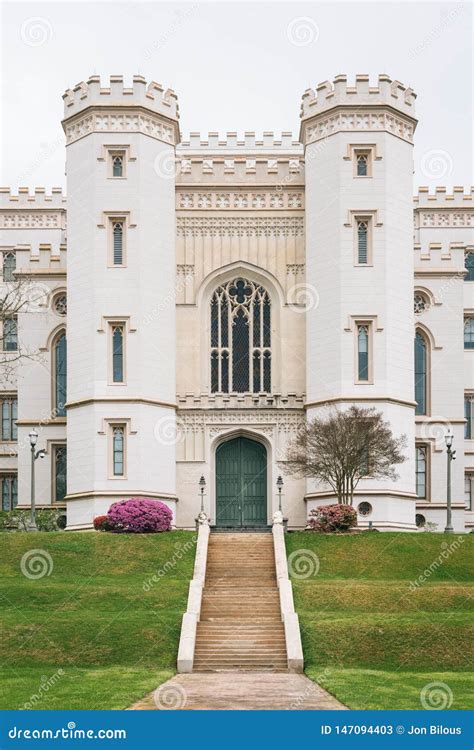 Louisiana`s Old State Capitol, in Baton Rouge, Louisiana Stock Image ...