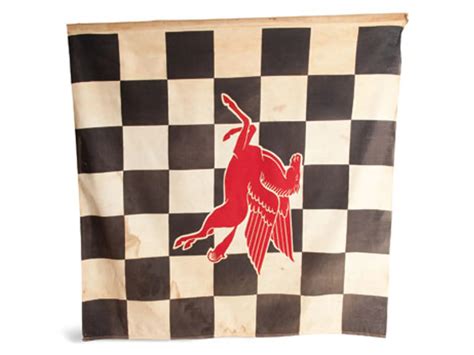 Genuine Mobile Pegasus Checkered Flag 34 X 36 Auburn Fall 2013