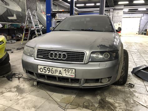 Новая губа S Line — Audi A4 Avant B6 1 8 л 2004 года кузовной