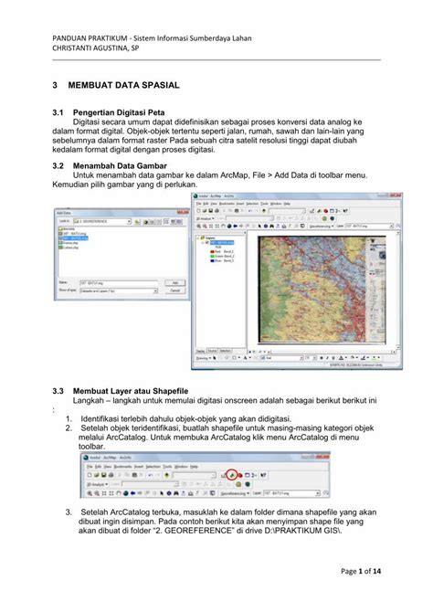 Pdf Materi Membuat Data Spasial Dokumen Tips