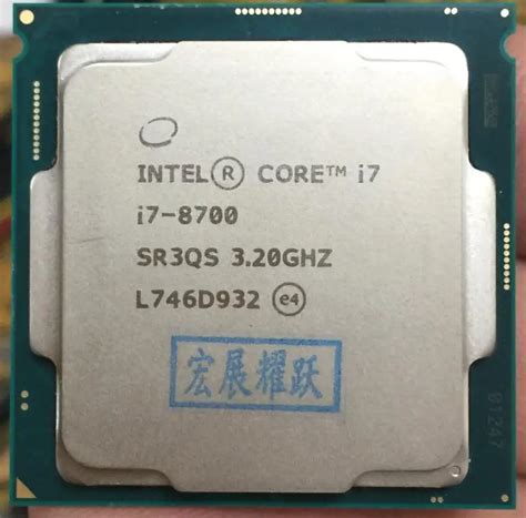 Intel Core 8 series PC Computer Desktop Processor I7 8700 I7 8700 CPU ...