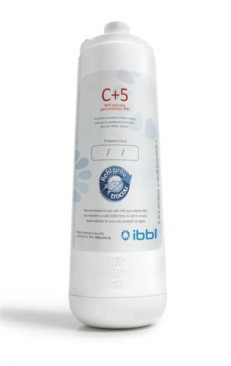 GLOBALFILTROS Refil C 5 para Purificadores de Água IBBL 5 Etapas