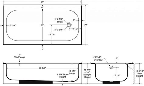 Bathtub Sizes In Mm — Schmidt Gallery Design