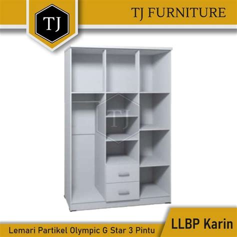 Promo Olympic G Star Lemari Pakaian Kayu Partikel Kabinet Serbaguna