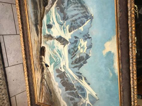 Willy Müller 1889 1952 Öl auf Lwd Corvatsch St Moritz Kaufen auf