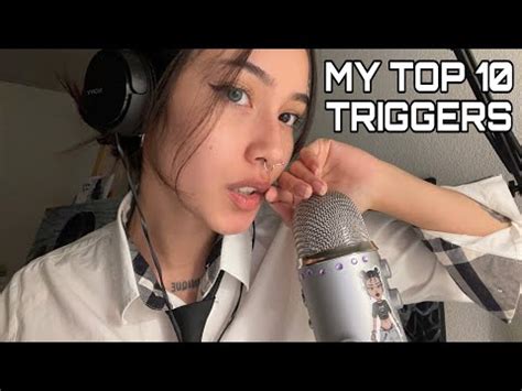 MY FAVORITE ASMR TRIGGERS Mouth Sounds Mic Scratching Mic Pumping