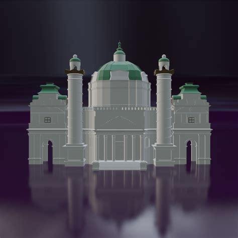 Stl File Iglesia San Carlos Borromeo Karlskirche D Printer Design