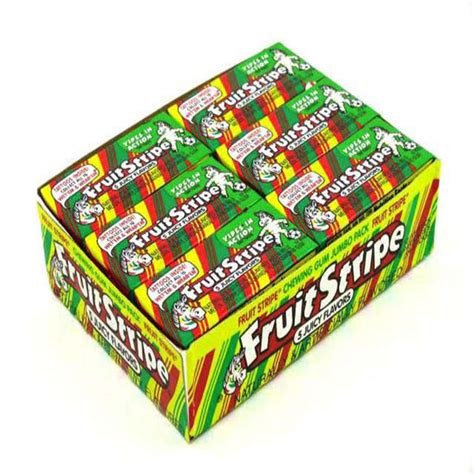 Fruit Stripe Gum-5 Juicy Flavours | Retro Candy – Candy District