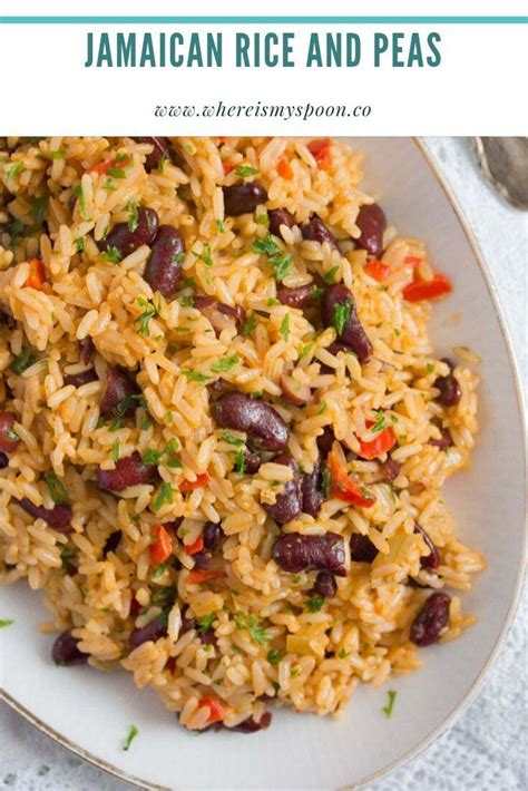 Jamaican Rice And Peas Recipe Easy Red Beans And Rice Its All About Home Cooking