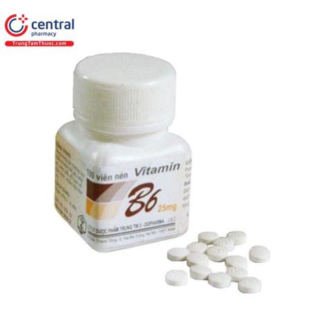 ChÍnh HÃng Thuốc Vitamin B6 25mg Dopharma Cung Cấp Vitamin B6