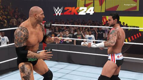 Wwe K Cm Punk Vs Batista Full Match Gameplay Ps Youtube