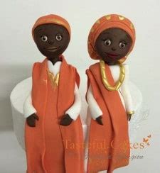 African Themed Bride And Groom Wedding Cake Topper Tasteful Cakes By