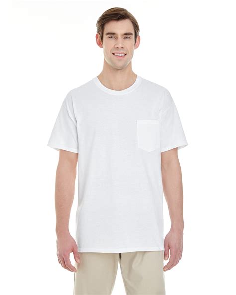 Gildan G530 Adult Heavy Cotton™ 5 3 Oz Pocket T Shirt Shirtmax