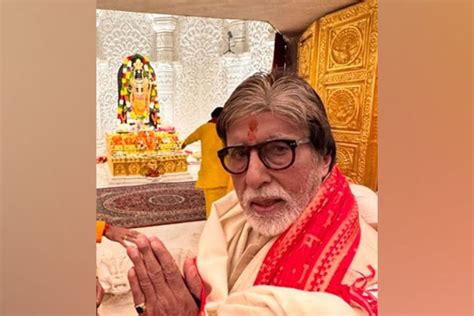 Amitabh Bachchan Shares Picture With Ram Lalla Idol In Ayodhya