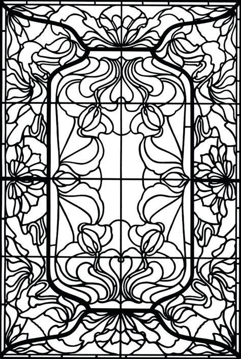 Stained Glass Window Coloring Pages At GetColorings Free