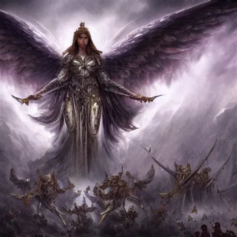 Dream An Army Of Angels Protecting Heaven Epic Stable Diffusion