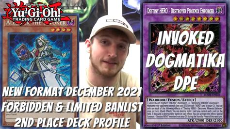 Yugioh New Format December Locals Nd Place Deck Profile Invoked