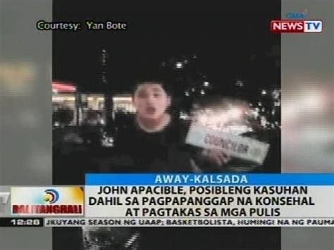 John Apacible Posibleng Kasuhan Dahil Sa Pagpapanggap Na Konsehal At