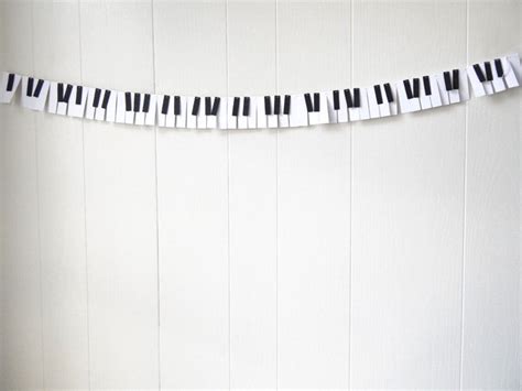 Piano Garland 88 Key Mini Music Garland Recital Garland Etsy