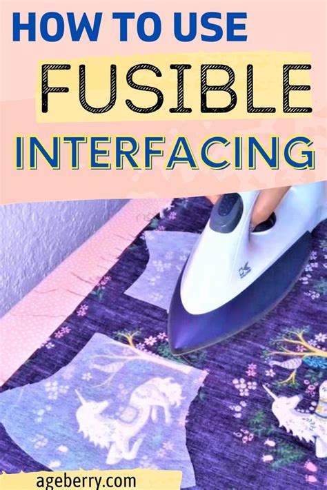 Video Sewing Tutorial On How To Use Fusible Interfacing Sewing Hems