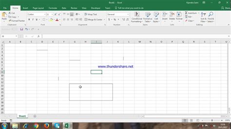 How To Set Outside Border In Excel Document Youtube