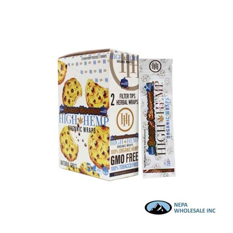 High Hemp 25ct Baked Kookie Organic Wraps 719499005587 Nepa Wholesale