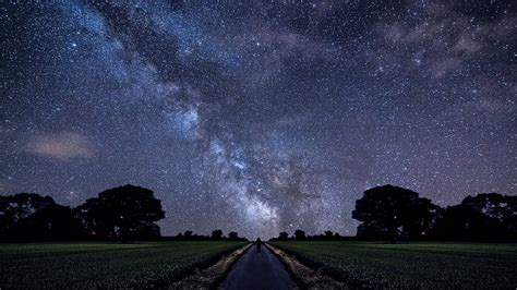 Milky Way Field Road Plant Beauty In Nature Star Diminishing