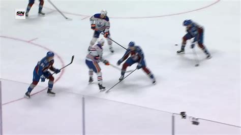 Edm Col Mcdavid Scores Goal Against Mackenzie Blackwood Nhl