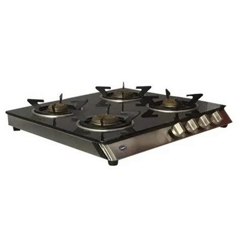 Black 4 Burner Stainless Steel Gas Stoves At Rs 7400 In Bhopal ID