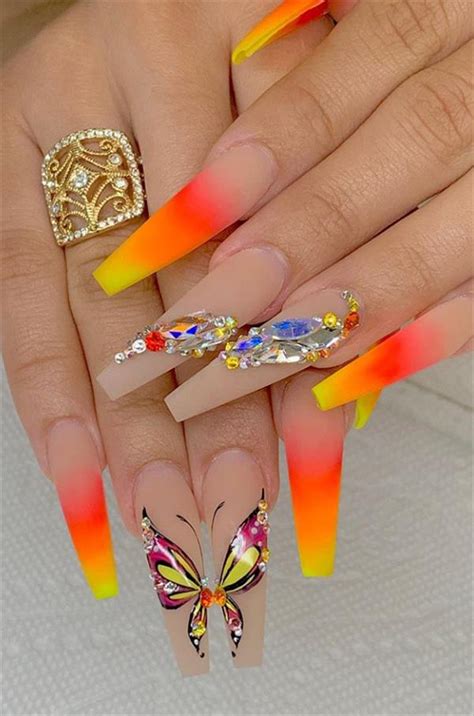 Long Coffin Nail Designs 2025 Rena Malynda