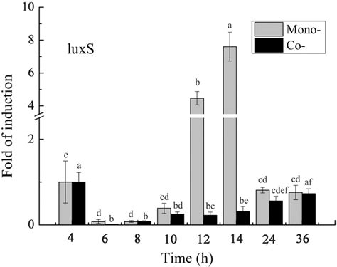 Transcription Levels Of Luxs In L Pentosus Hc 2 Grown In Mono And