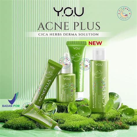 Jual YOU Acne Plus Cica Herbs Derma Solution ACNEPLUS Toner Spot