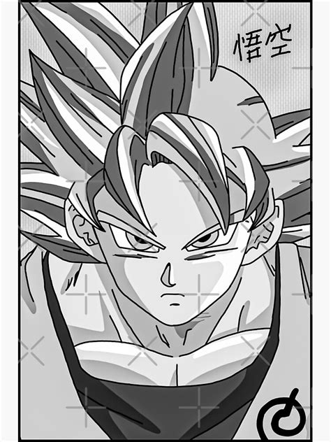 Mui Goku Black and White Manga Panel Artwork (2) | Poster, dbz panels ...