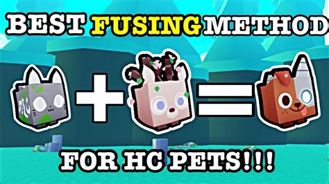 The Best Fusing Methods For Op Hc Pets In Pet Simulator X😱😱 Youtube