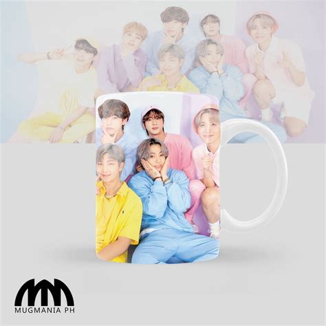 Kpop Mugs Mugmania Kpop Member Jungkook V Jimin Jin Suga