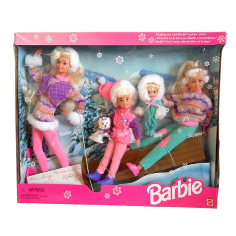 Winter Holiday Barbie And Sisters Gift Set Barbiepedia