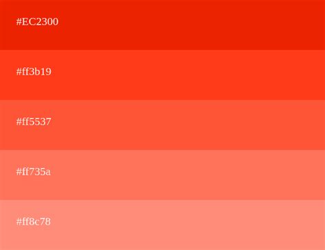 Paletas De Cores Vermelho Códigos E Combinações