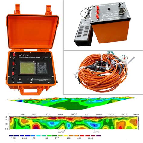 WDJD 4 Multi Function 2 3D Resistivity IP Meter Electrical Resistivity