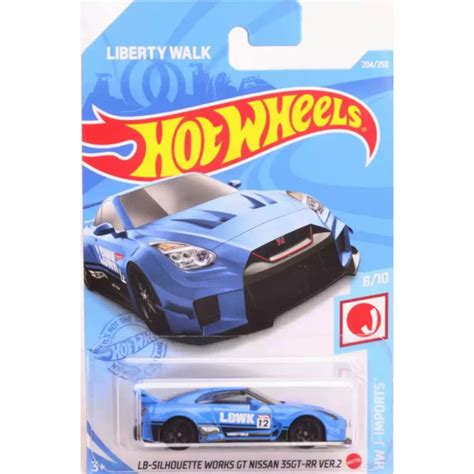 Hot Wheels Nissan Lbwk Gtr R Blue Shopee Malaysia